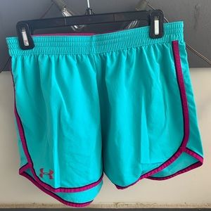 Under Armour Running Shorts (Teal)